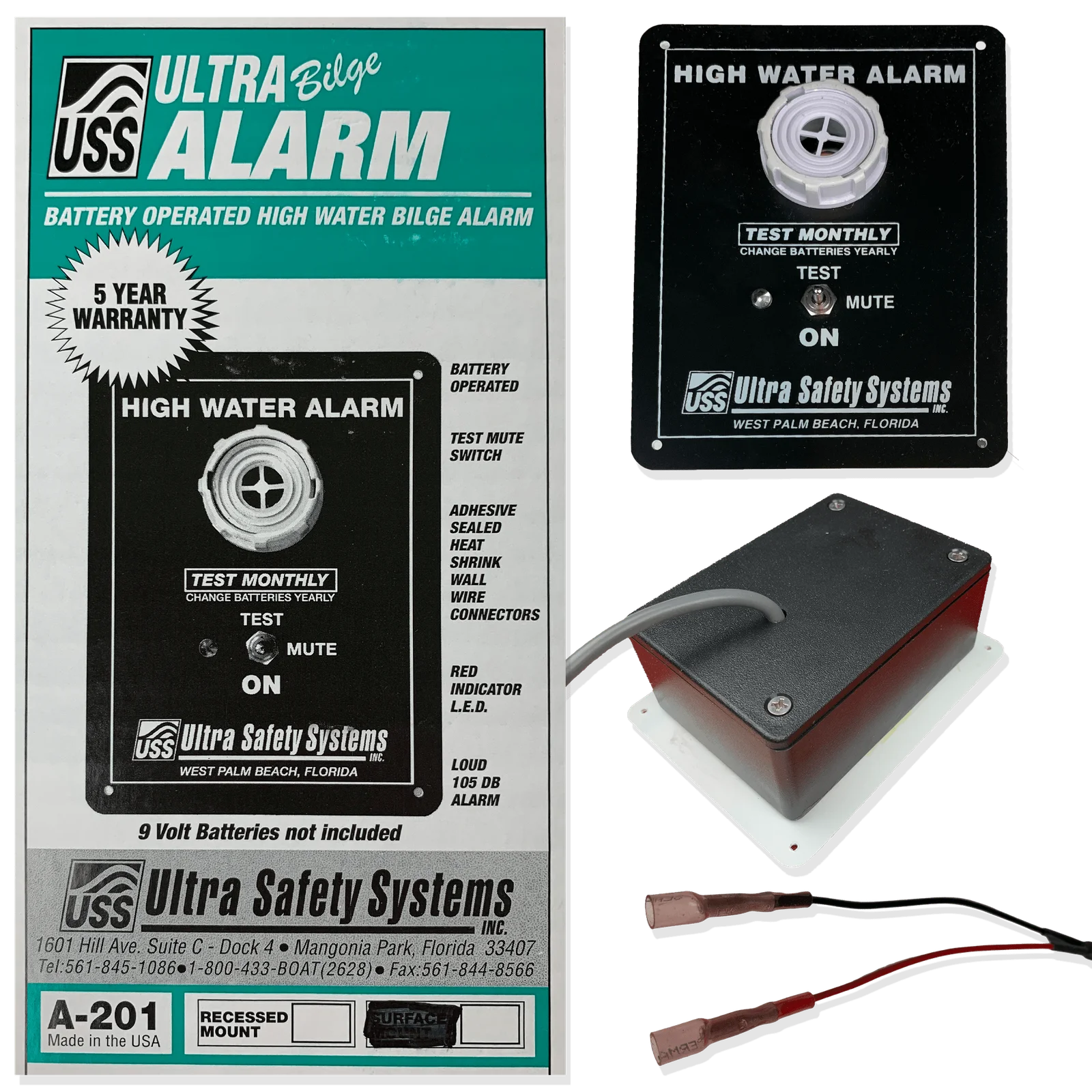 Ultra Bilge Pumpswitch Alarm (Surface Mount)